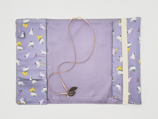 Enjoy Rabbit Fabric Book Cover