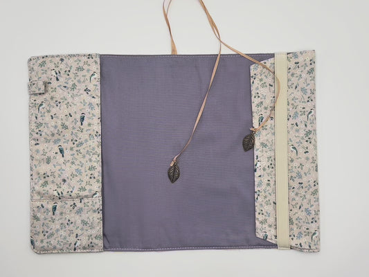 Wander About Forest Titmouse Fabric Book Cover
