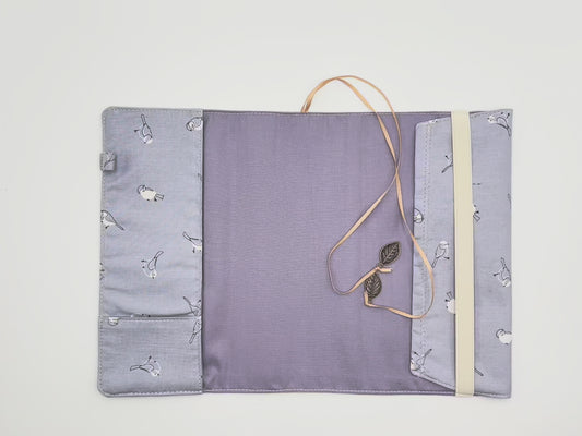 Hello Bird Fabric Book Cover