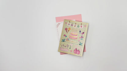 Birthday Cake Pop Up Card